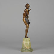 Lorenzl Fan Dancer - Art Deco Bronze - Hickmet Fine Arts