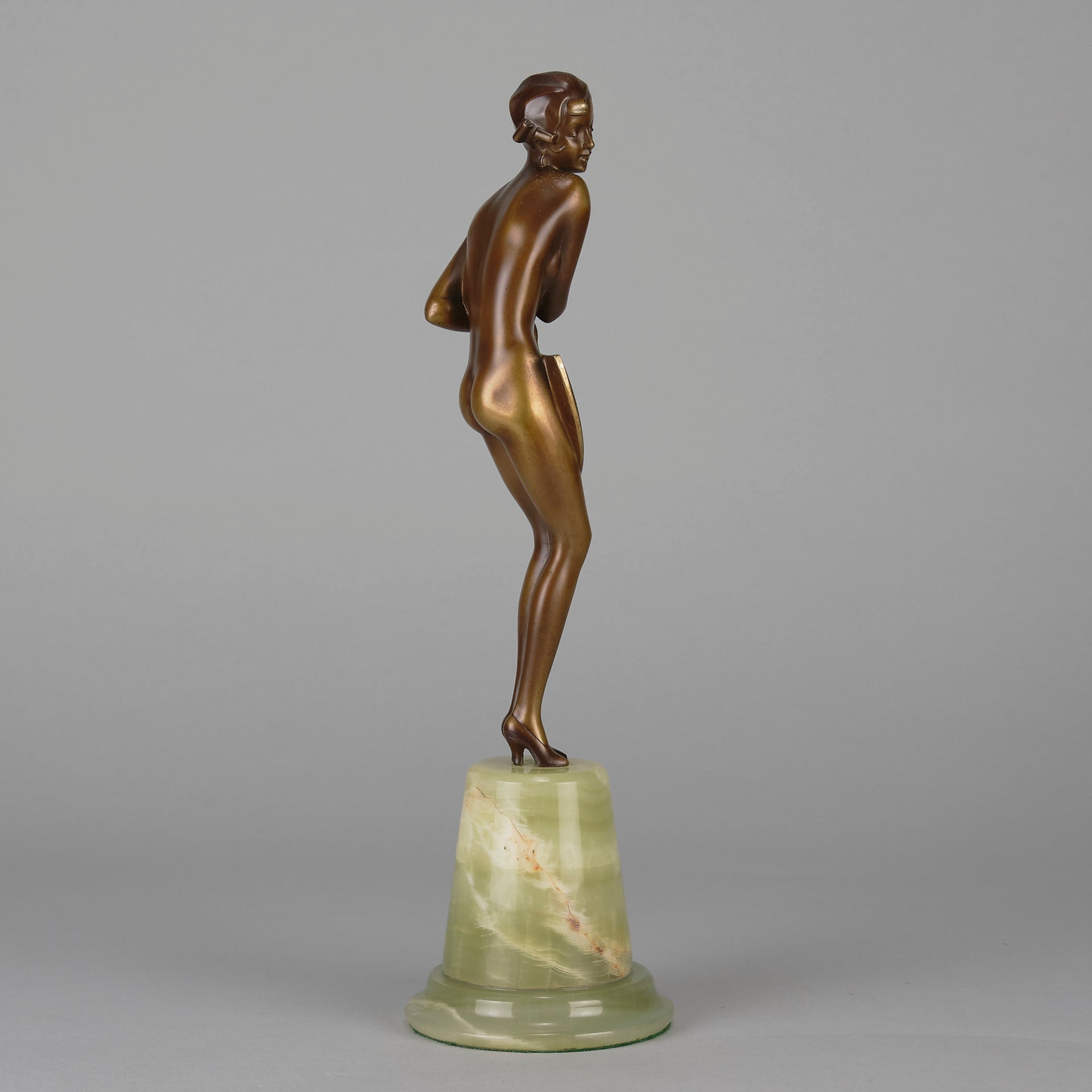 Lorenzl Fan Dancer - Art Deco Bronze - Hickmet Fine Arts