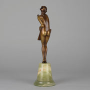 Lorenzl Fan Dancer - Art Deco Bronze - Hickmet Fine Arts