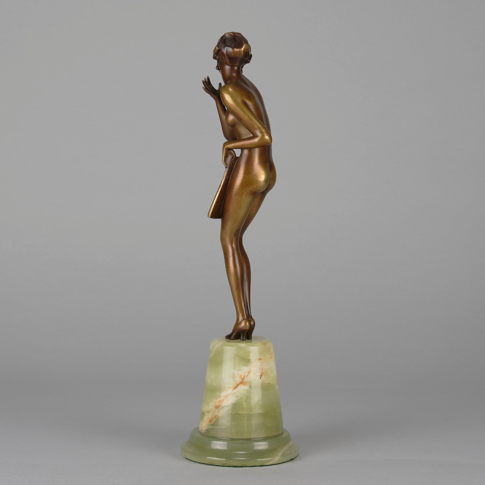 Lorenzl Fan Dancer - Art Deco Bronze - Hickmet Fine Arts