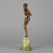 Lorenzl Fan Dancer - Art Deco Bronze - Hickmet Fine Arts