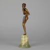 Lorenzl Fan Dancer - Art Deco Bronze - Hickmet Fine Arts