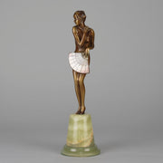 Lorenzl Fan Dancer - Art Deco Bronze - Hickmet Fine Arts
