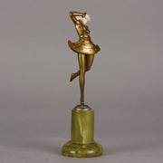 Bronze and ivory Lorenzl Dancer - Josef Lorenzl - Antique Bronze - Hickmet Fine Arts