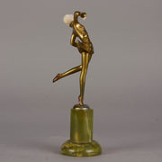 Bronze and ivory Lorenzl Dancer - Josef Lorenzl - Antique Bronze - Hickmet Fine Arts