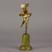 Bronze and ivory Lorenzl Dancer - Josef Lorenzl - Antique Bronze - Hickmet Fine Arts