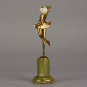Bronze and ivory Lorenzl Dancer - Josef Lorenzl - Antique Bronze - Hickmet Fine Arts