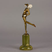 Bronze and ivory Lorenzl Dancer - Josef Lorenzl - Antique Bronze - Hickmet Fine Arts