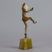 Josef Lorenzl Dancer - Chryselephantine Figure - Art Deco sculptures for sale - Deco Bronze - Hickmet Fine Arts