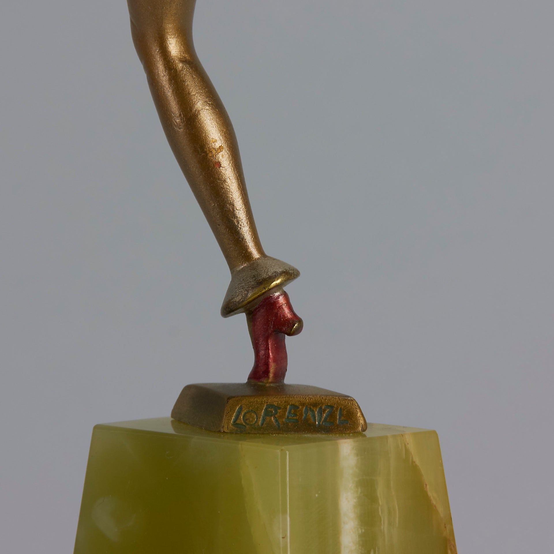 Josef Lorenzl Dancer - Chryselephantine Figure - Art Deco sculptures for sale - Deco Bronze - Hickmet Fine Arts