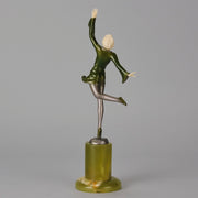 Art deco figurines – Lorenzl – Dancer - Antique Bronze - Art Deco Sculpture - Bronze statues for sale - art deco statues 1930s - art deco bronze figurines - antique bronze figures - bronze figurines for sale - Art Deco Bronze - genuine art deco figurines - Art Deco Bronze Lady - Antique bronze statues - Antique bronze sculptures for sale - Art Deco sculptures for sale – Hickmet Fine Arts