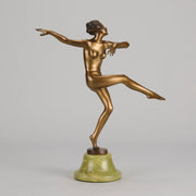 Josef Lorenzl - Gertrud - Art deco figurines - Art Deco Sculpture - Art Deco Bronze Figurines - Art Deco Bronze Lady - Hickmet Fine Arts
