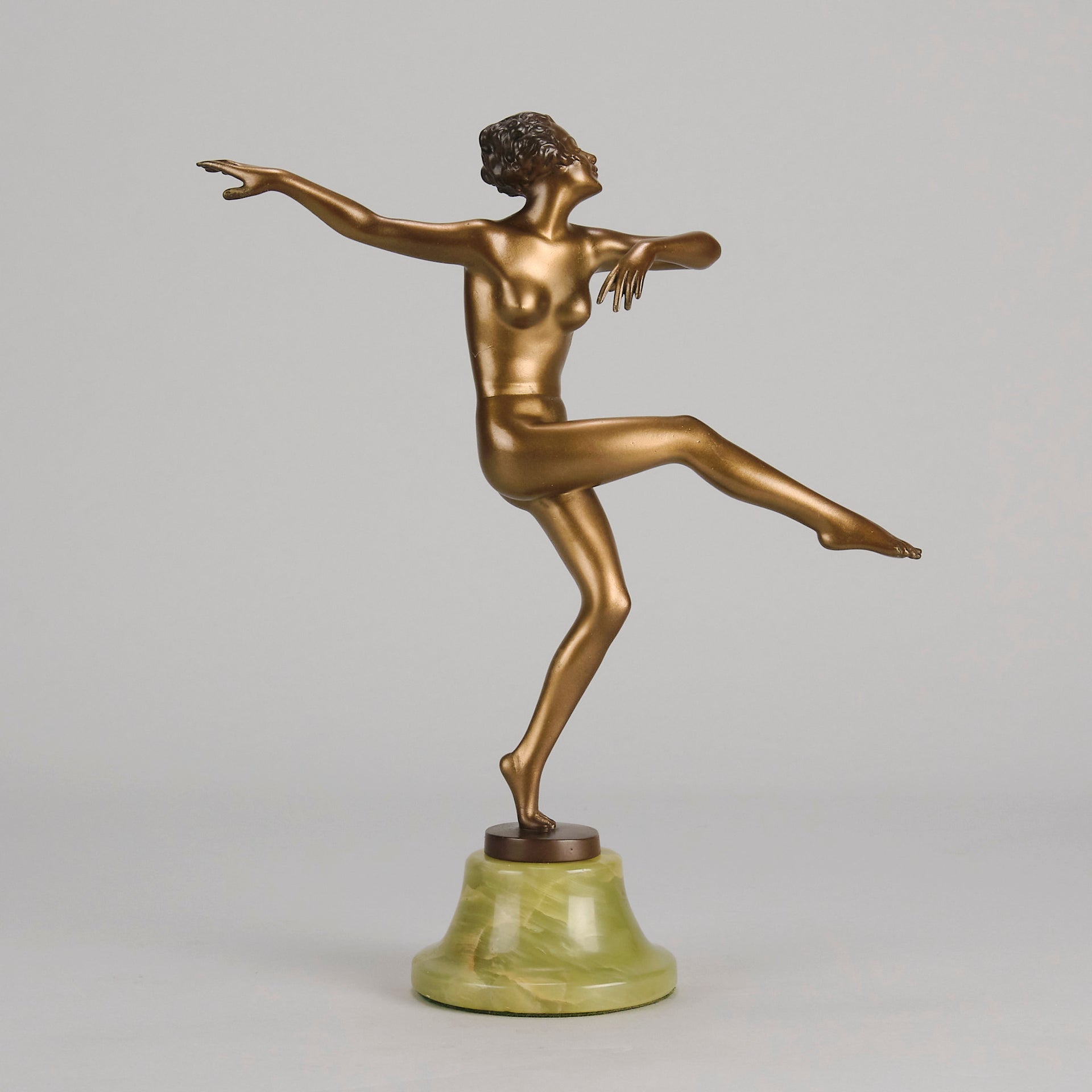 Josef Lorenzl - Gertrud - Art deco figurines - Art Deco Sculpture - Art Deco Bronze Figurines - Art Deco Bronze Lady - Hickmet Fine Arts