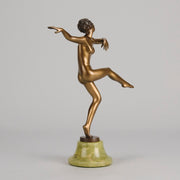 Josef Lorenzl - Gertrud - Art deco figurines - Art Deco Sculpture - Art Deco Bronze Figurines - Art Deco Bronze Lady - Hickmet Fine Arts