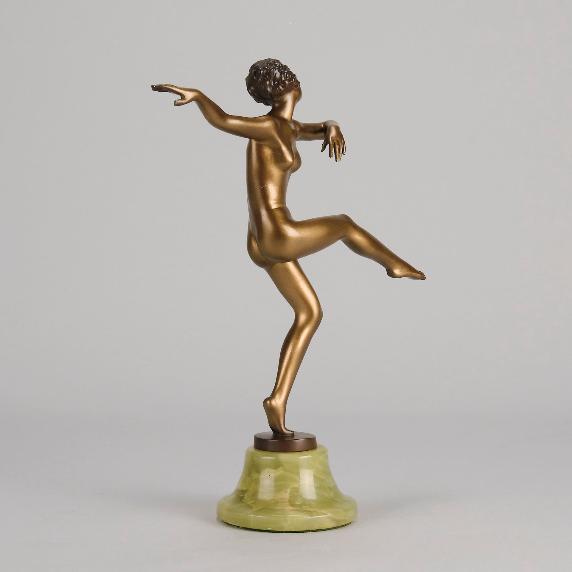 Josef Lorenzl - Gertrud - Art deco figurines - Art Deco Sculpture - Art Deco Bronze Figurines - Art Deco Bronze Lady - Hickmet Fine Arts