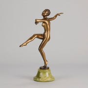 Josef Lorenzl - Gertrud - Art deco figurines - Art Deco Sculpture - Art Deco Bronze Figurines - Art Deco Bronze Lady - Hickmet Fine Arts