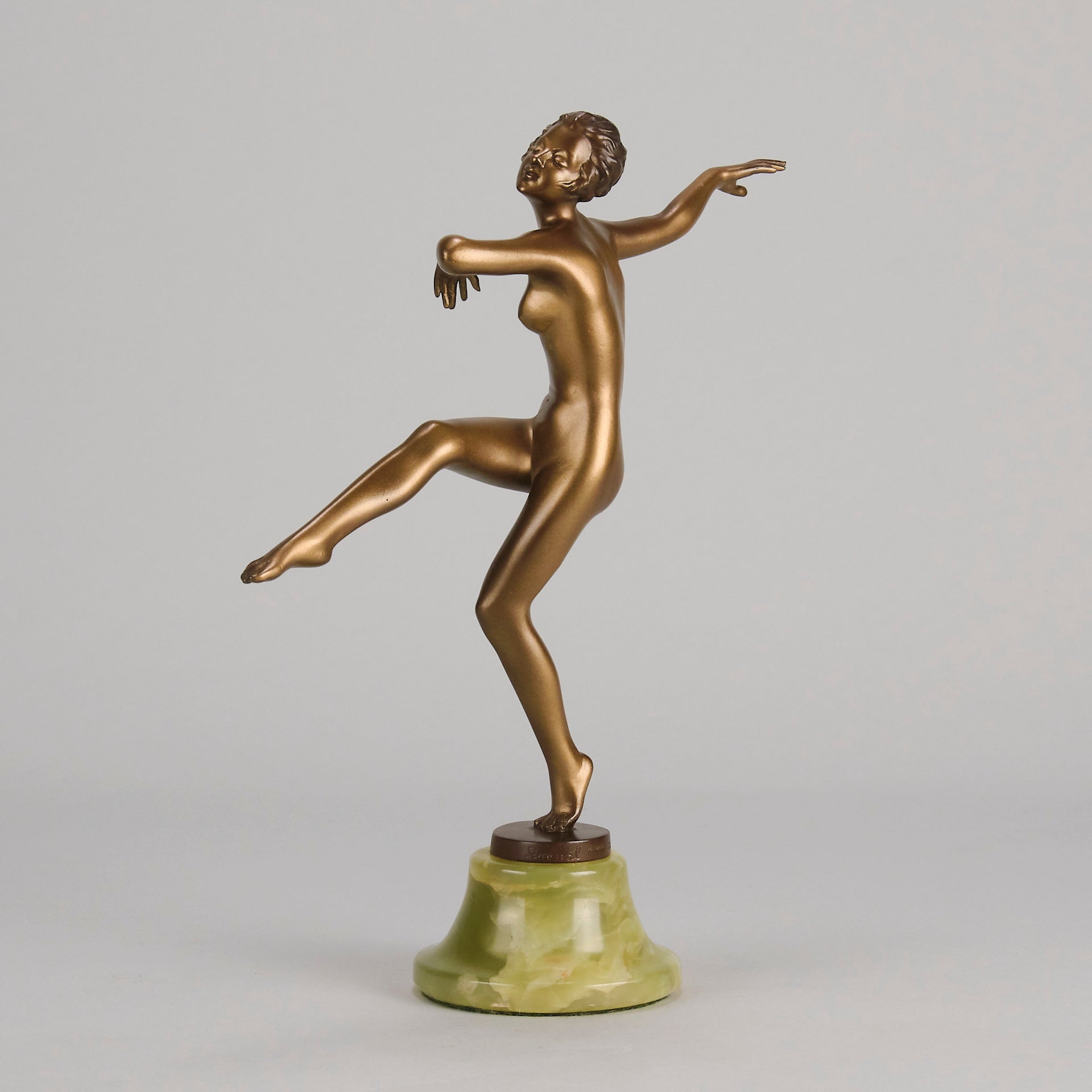 Josef Lorenzl - Gertrud - Art deco figurines - Art Deco Sculpture - Art Deco Bronze Figurines - Art Deco Bronze Lady - Hickmet Fine Arts