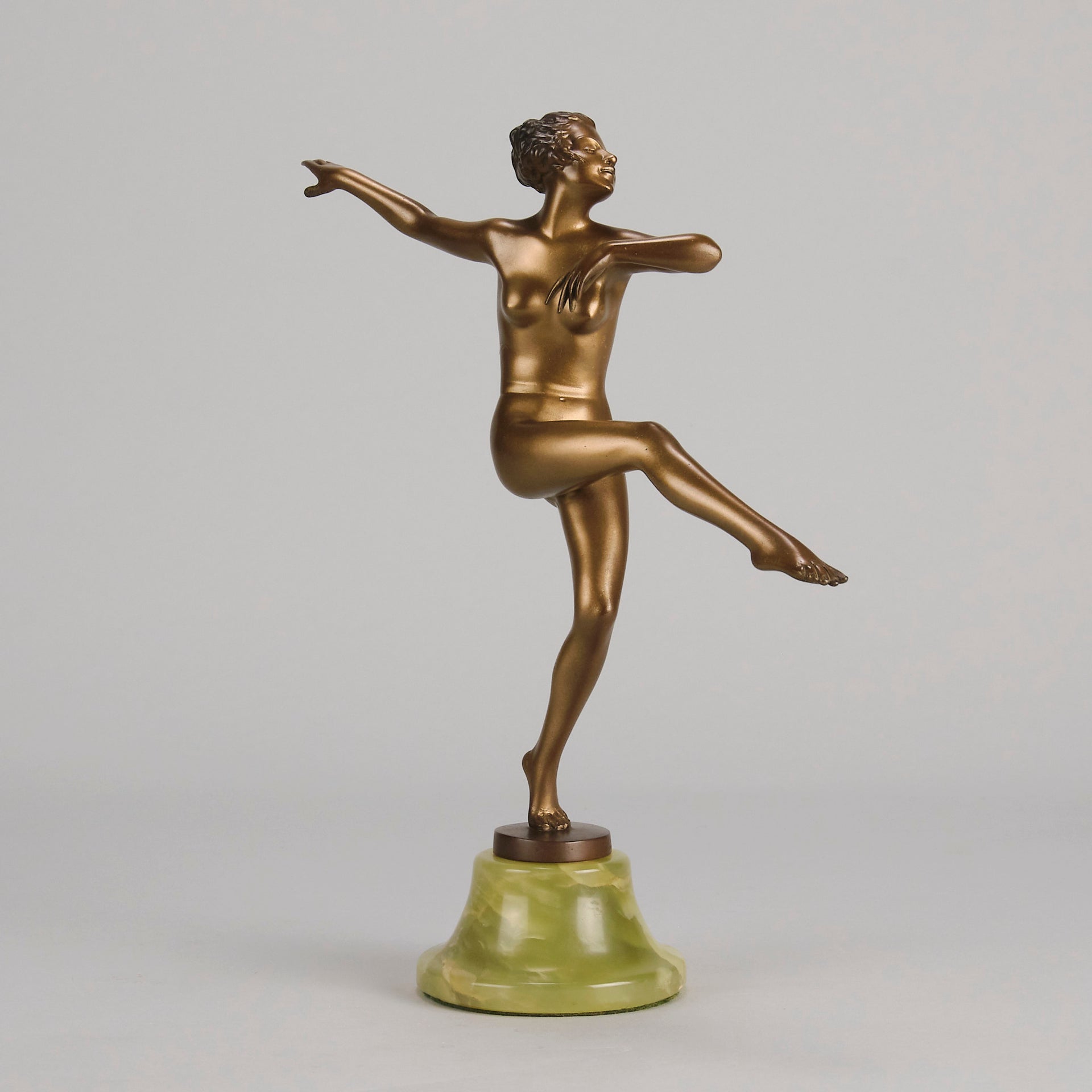 Josef Lorenzl - Gertrud - Art deco figurines - Art Deco Sculpture - Art Deco Bronze Figurines - Art Deco Bronze Lady - Hickmet Fine Arts