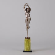 Lorenzl Bronze 'Knee Up' - Art Deco Bronze - Hickmet Fine Arts