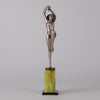 Lorenzl Bronze 'Knee Up' - Art Deco Bronze - Hickmet Fine Arts