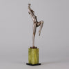 Lorenzl Bronze 'Knee Up' - Art Deco Bronze - Hickmet Fine Arts