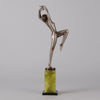 Lorenzl Bronze 'Knee Up' - Art Deco Bronze - Hickmet Fine Arts