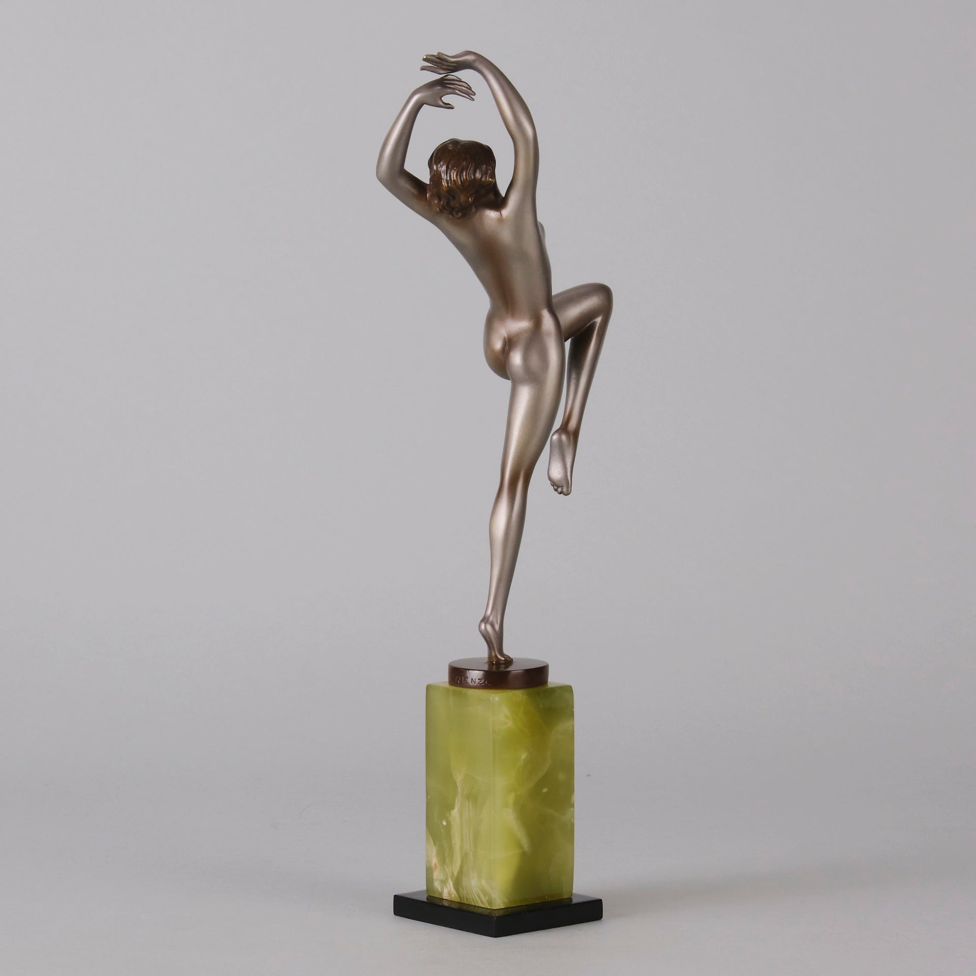 Lorenzl Bronze 'Knee Up' - Art Deco Bronze - Hickmet Fine Arts