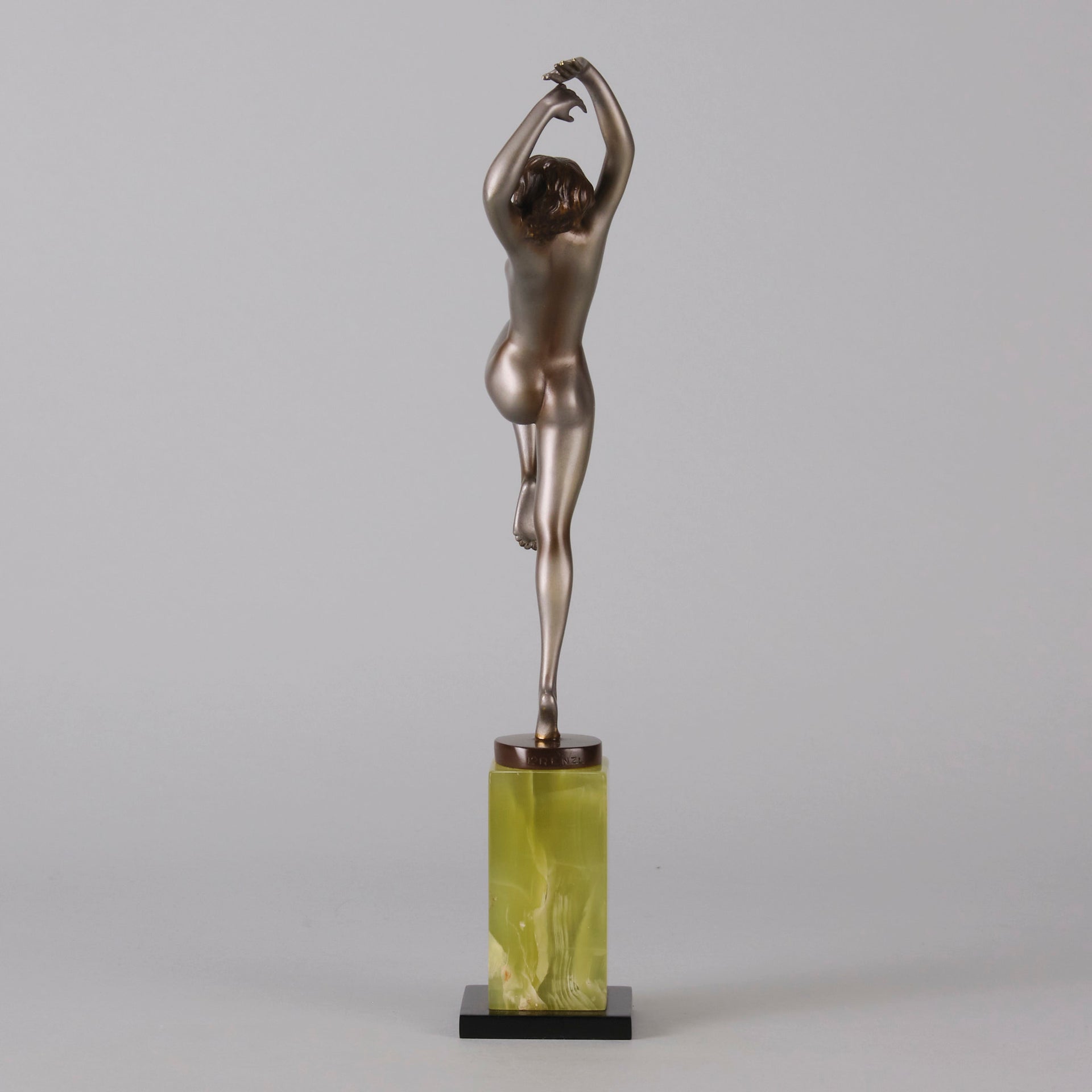Lorenzl Bronze 'Knee Up' - Art Deco Bronze - Hickmet Fine Arts