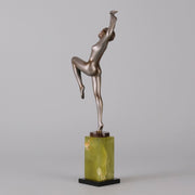 Lorenzl Bronze 'Knee Up' - Art Deco Bronze - Hickmet Fine Arts