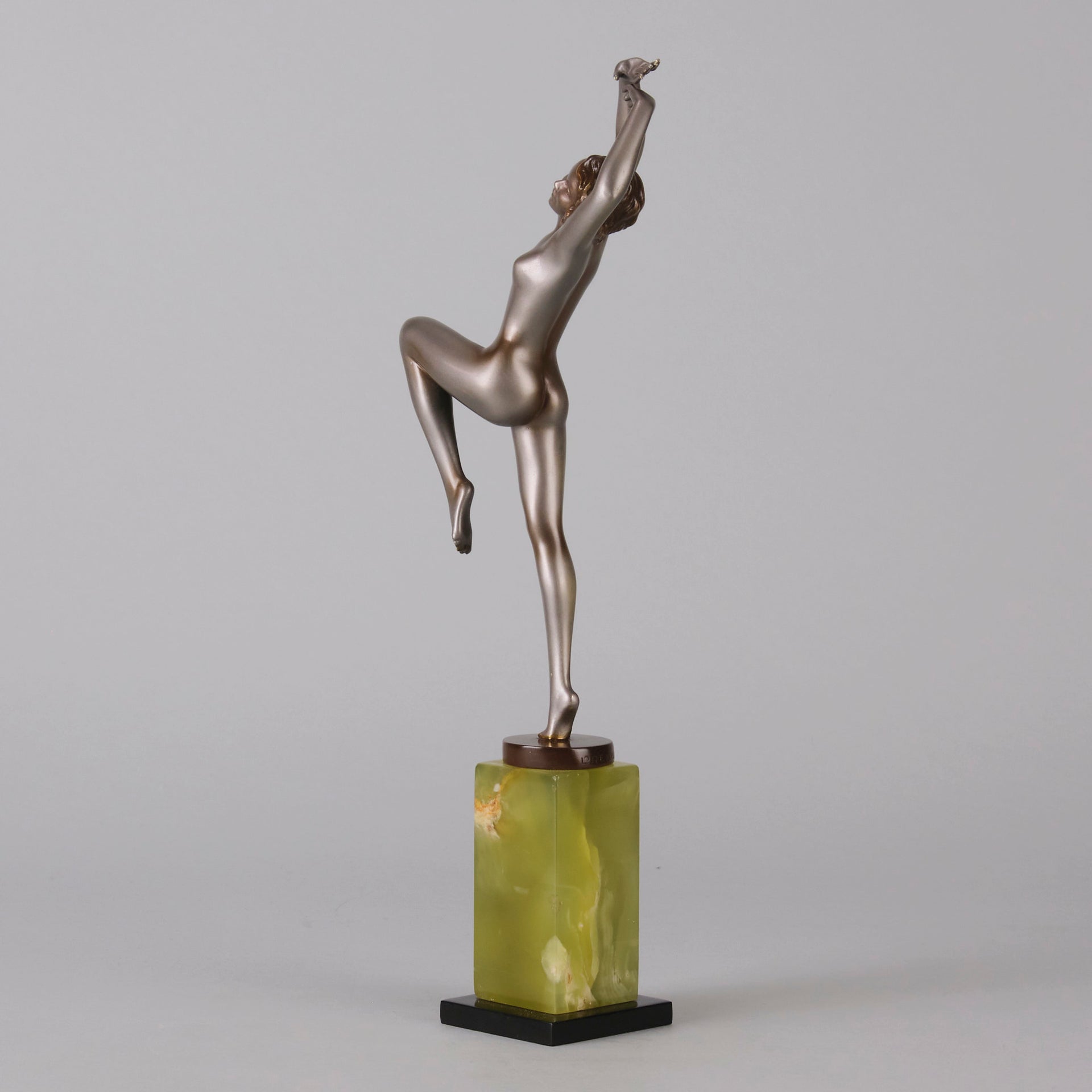 Lorenzl Bronze 'Knee Up' - Art Deco Bronze - Hickmet Fine Arts
