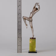 Lorenzl Bronze 'Knee Up' - Art Deco Bronze - Hickmet Fine Arts