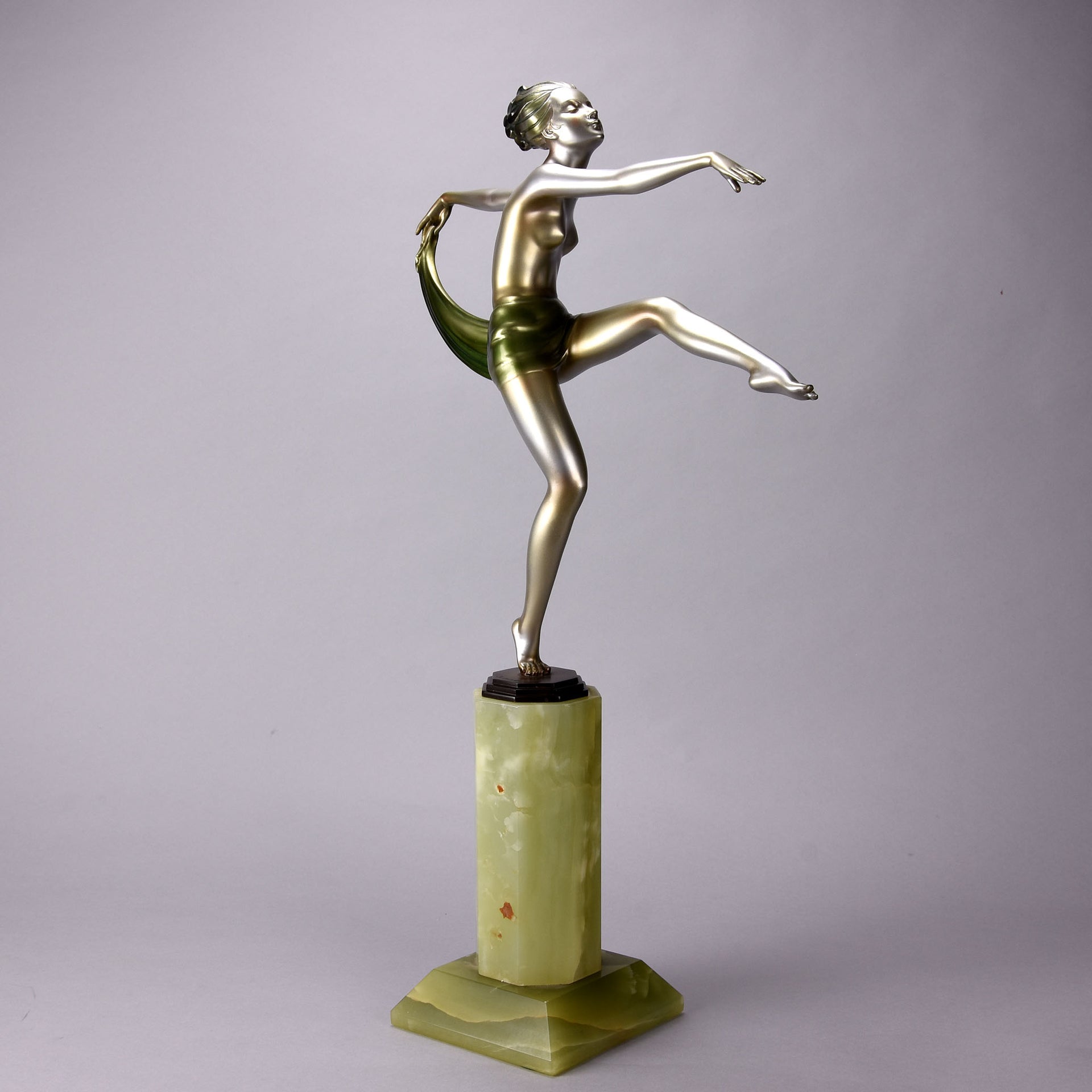 Josef Lorenzl Scarf Dancer - Large Lorenzl Bronze - Hickmet Fine Arts