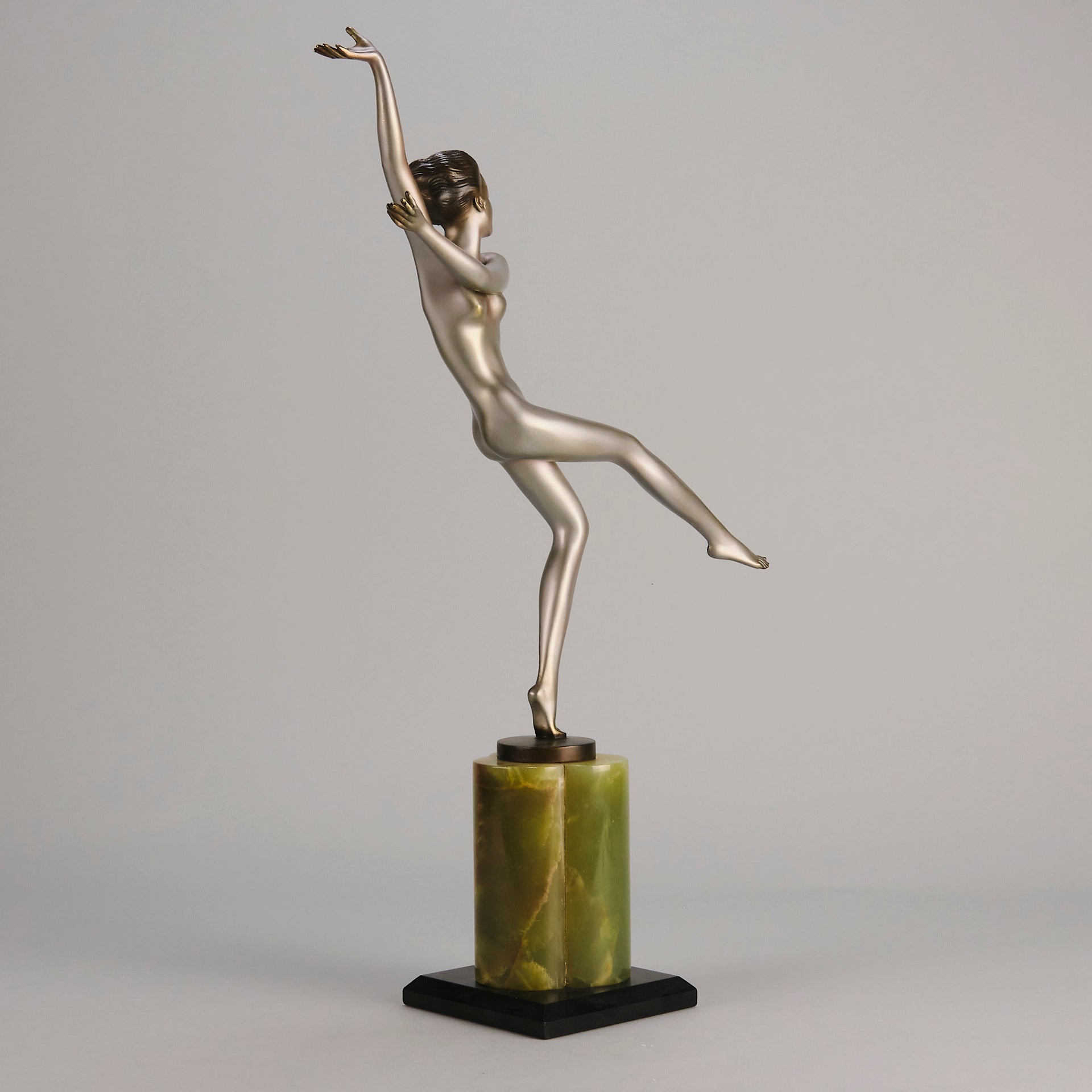 Josef Lorenzl - Leg Out - Art deco figurines - Art Deco Sculpture - Art Deco Bronze Figurines - Art Deco Bronze Lady - Hickmet Fine Arts