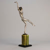 Josef Lorenzl - Leg Out - Art deco figurines - Art Deco Sculpture - Art Deco Bronze Figurines - Art Deco Bronze Lady - Hickmet Fine Arts