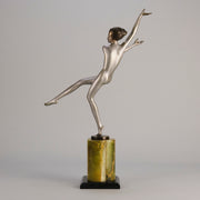 Josef Lorenzl - Leg Out - Art deco figurines - Art Deco Sculpture - Art Deco Bronze Figurines - Art Deco Bronze Lady - Hickmet Fine Arts