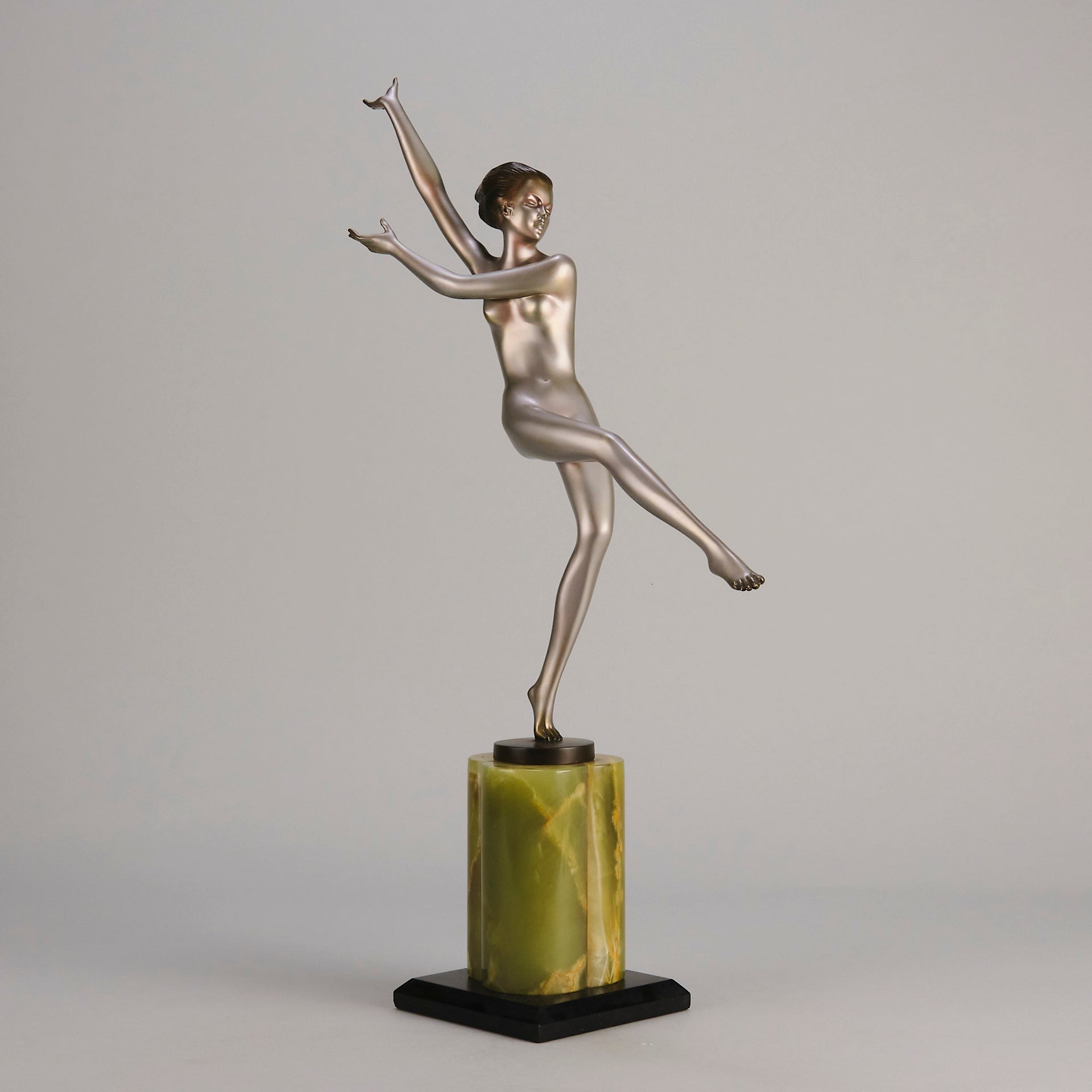 Josef Lorenzl - Leg Out - Art deco figurines - Art Deco Sculpture - Art Deco Bronze Figurines - Art Deco Bronze Lady - Hickmet Fine Arts