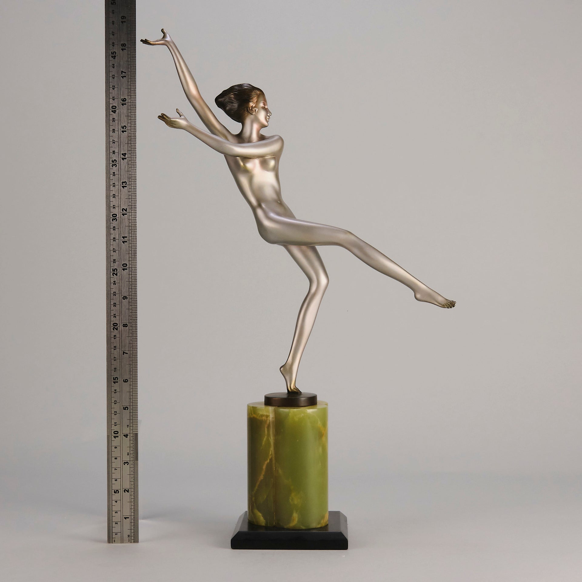 Josef Lorenzl - Leg Out - Art deco figurines - Art Deco Sculpture - Art Deco Bronze Figurines - Art Deco Bronze Lady - Hickmet Fine Arts