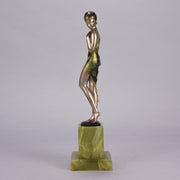 Josef Lorenzl Coy Lady - Lorenzl Bronze - Hickmet Fine Arts