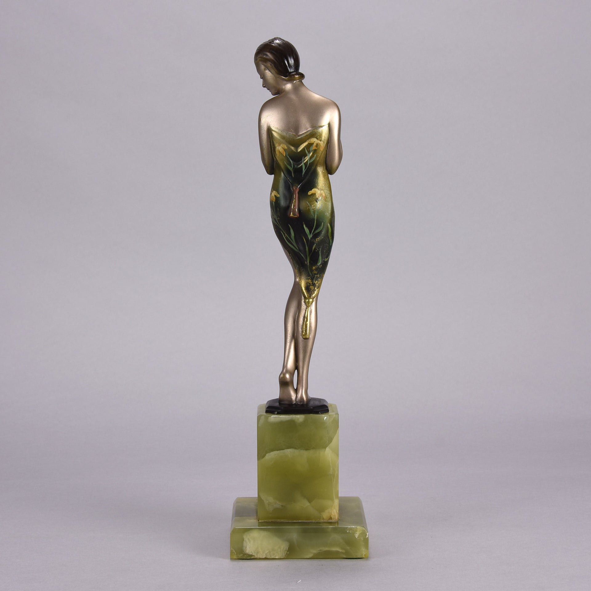 Josef Lorenzl Coy Lady - Lorenzl Bronze - Hickmet Fine Arts