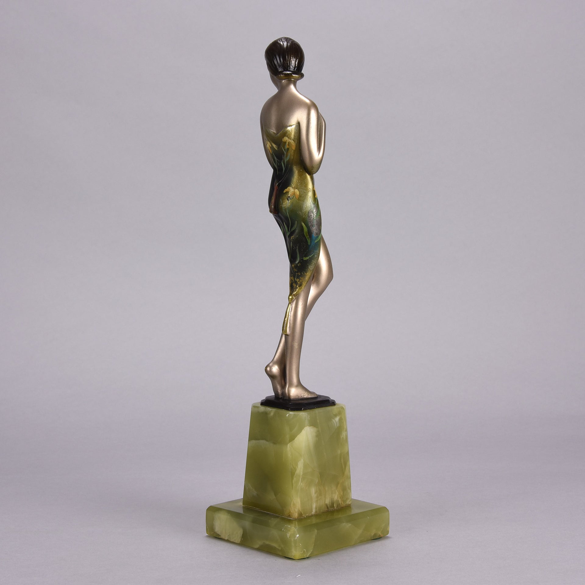 Josef Lorenzl Coy Lady - Lorenzl Bronze - Hickmet Fine Arts