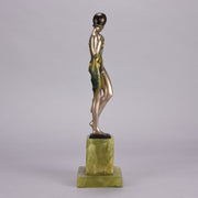 Josef Lorenzl Coy Lady - Lorenzl Bronze - Hickmet Fine Arts