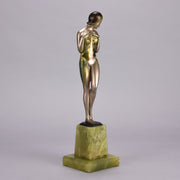Josef Lorenzl Coy Lady - Lorenzl Bronze - Hickmet Fine Arts