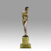 Josef Lorenzl Coy Lady - Lorenzl Bronze - Hickmet Fine Arts