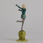 Art deco figurines – Lorenzl – Running Girl - Antique Bronze - Art Deco Sculpture - Bronze statues for sale - art deco statues 1930s - art deco bronze figurines - antique bronze figures - bronze figurines for sale - Art Deco Bronze - genuine art deco figurines - Art Deco Bronze Lady - Antique bronze statues - Antique bronze sculptures for sale - Art Deco sculptures for sale – Hickmet Fine Arts