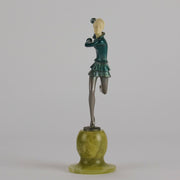 Art deco figurines – Lorenzl – Running Girl - Antique Bronze - Art Deco Sculpture - Bronze statues for sale - art deco statues 1930s - art deco bronze figurines - antique bronze figures - bronze figurines for sale - Art Deco Bronze - genuine art deco figurines - Art Deco Bronze Lady - Antique bronze statues - Antique bronze sculptures for sale - Art Deco sculptures for sale – Hickmet Fine Arts