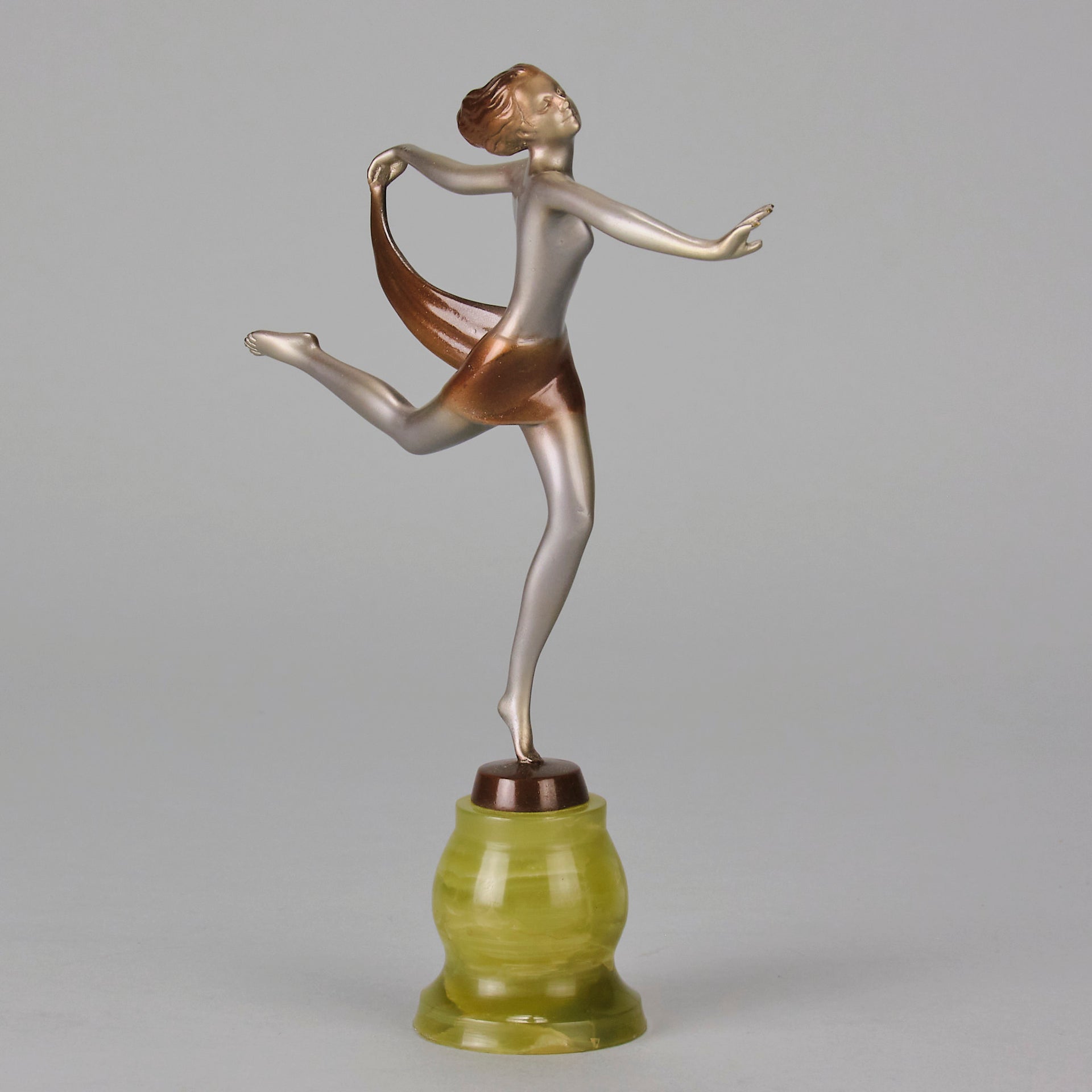 Lorenzl Scarf Dancer - Art Deco Figurines - Hickmet Fine Arts