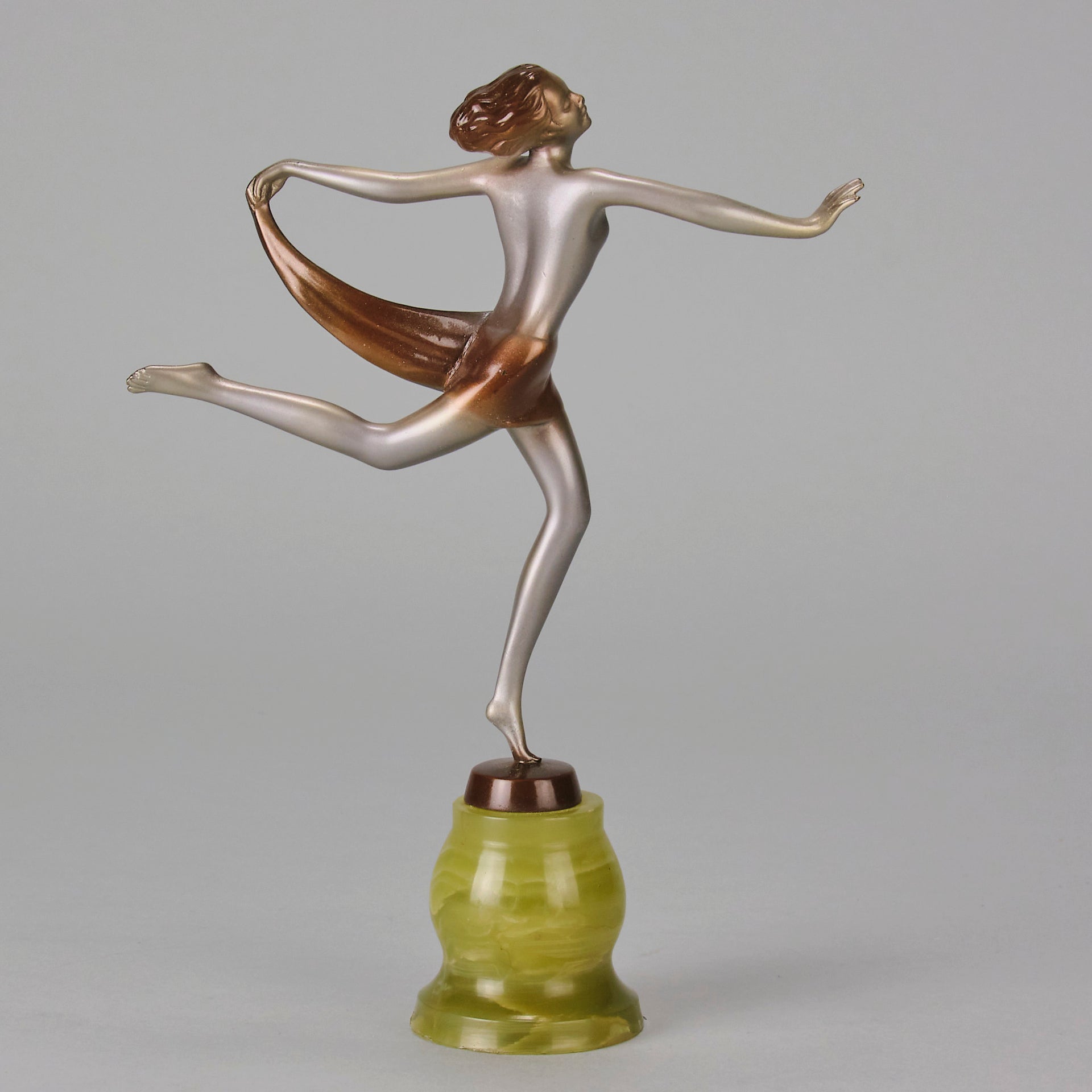 Lorenzl Scarf Dancer - Art Deco Figurines - Hickmet Fine Arts