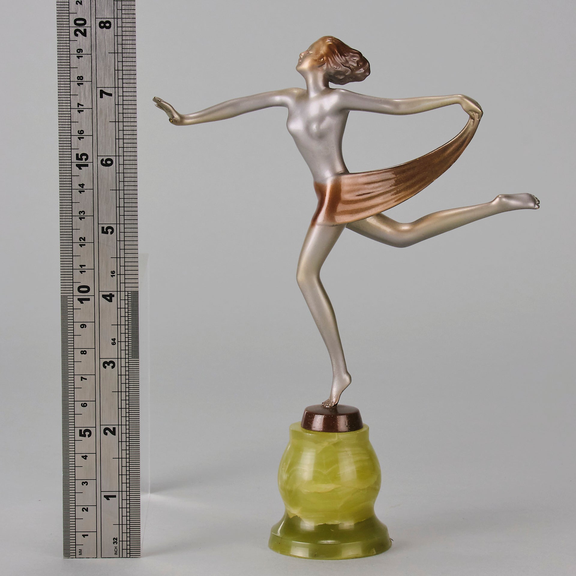 Lorenzl Scarf Dancer - Art Deco Figurines - Hickmet Fine Arts