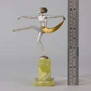 Scarf Dancer - Josef Lorenzl - Art Deco Figurines - Hickmet Fine Arts