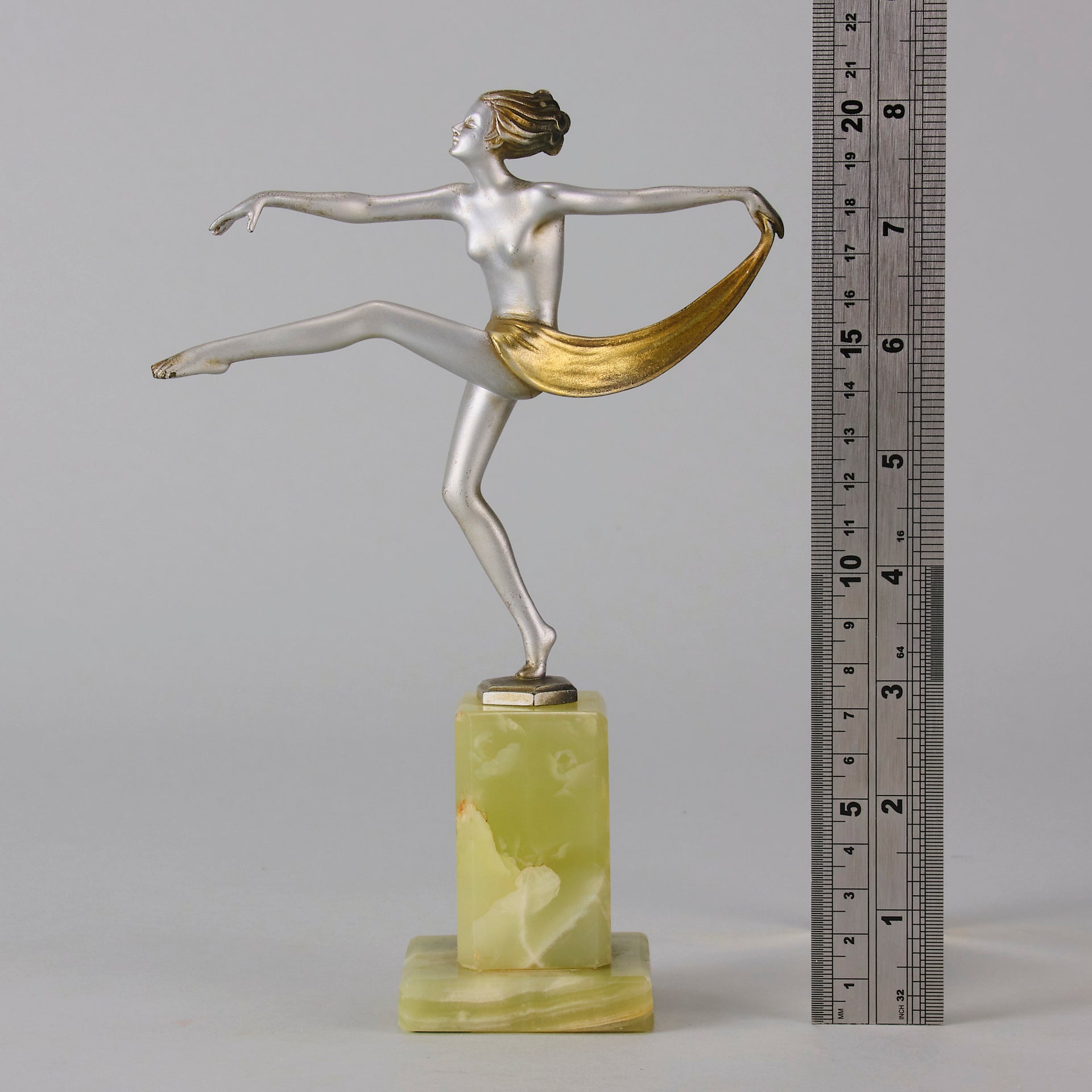 Scarf Dancer - Josef Lorenzl - Art Deco Figurines - Hickmet Fine Arts